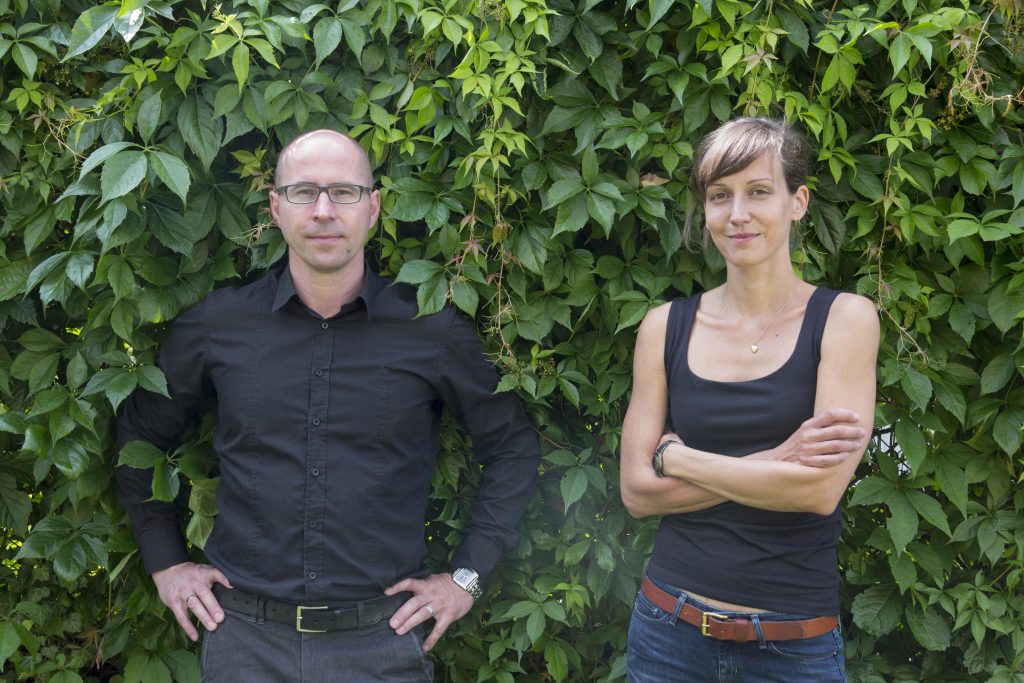Dušasn Zahoranský a Pavla Sceranková, vedoucí pedagogové ateliéru Intermédia 2 / Dušasn Zahoranský and Pavla Sceranková, head pedagogues of the Intermedia 2 studio