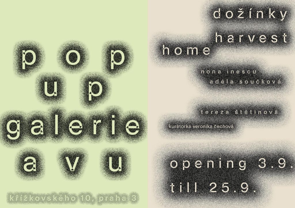 pozvánka do POP-UP Galerie AVU